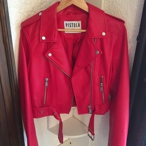 Pistola Faux Leather Moto Jacket